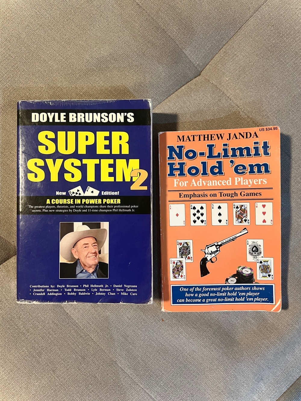 POKER BOOKS | SUPER SYSTEM 2 + NO-LIMIT HOLD’EM